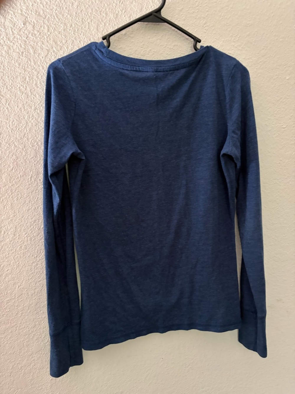 Mossimo Supply Co. Long Sleeve Tee in Heather Blue - Picture 2 of 3